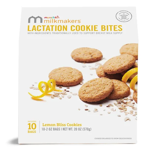 Vista 11 de Munchkin Milkmakers - Bocaditos de galletas para lactancia, caramelo salado de chocolate, 10