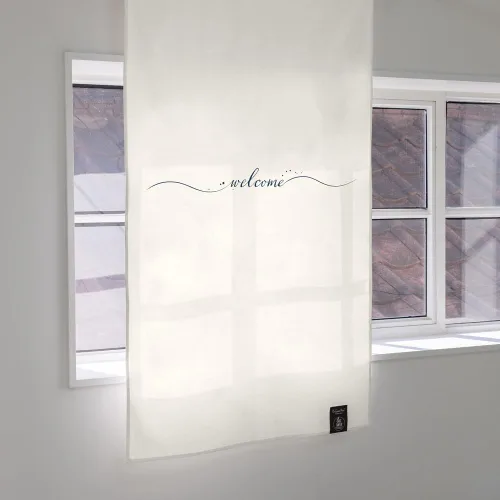 Vista 16 de Cortinas-Puertas-Estampado de Gato Ático (33 pulgadas de ancho x 55 pulgadas de largo)