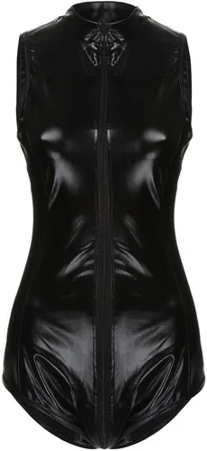 Vista 6 de XJYIOEWT Lace Lingerie Lingerie For Women Plus Size Bra And Panty Set Siamese Dress Women Bodysuit Leather Sexy Clubwea