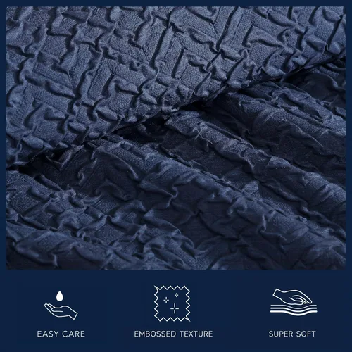 Vista 6 de Nautica - Juego de funda de edredón tamaño King, ropa de cama de microfibra suave y acogedora con fundas a juego, decoración del hogar para todas