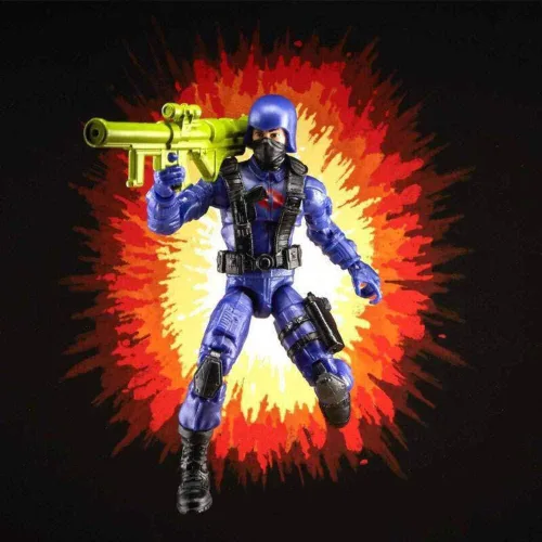 Vista 3 de G.I. Joe Retro Cobra Trooper (Cobra Enemy) - Figura de acción exclusiva de 3.75 pulgadas