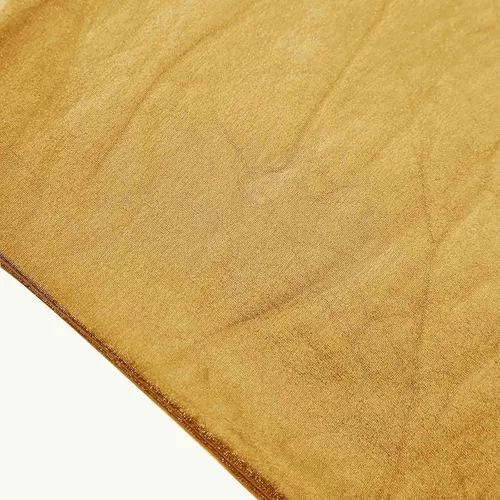 Vista 9 de Efavormart - Juego de 4 fundas de telón de fondo color dorado metálico Chiara – Fundas de arco redondo brillante radiante para bodas reales y fondos