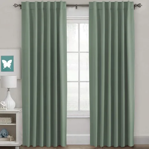 Vista 99 de H.VERSAILTEX Cortinas Opacas con Aislamiento Térmico, Paneles de Tratamiento de Ventanas que Oscurecen la Habitación, Cortinas Opacas para Sala