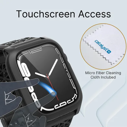 Vista 4 de Catalyst Active Defense - Funda para Apple Watch Series 9/8/7 de 1.614 pulgadas, a prueba de caídas de 10 pies, resistente a golpes y arañazos