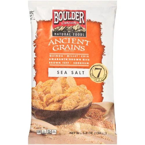 Vista 17 de Boulder Canyon Papas fritas - Hickory BBQ (1.5 oz/Caja de 55)