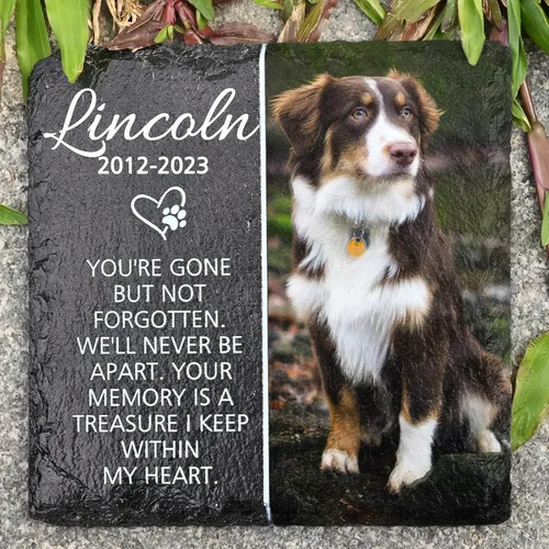 Vista 15 de Regalos conmemorativos personalizados para perros, piedras conmemorativas para mascotas, piedra conmemorativa para perros, regalos personalizados