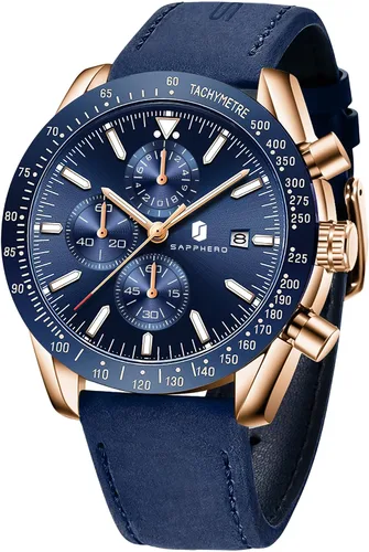 Vista 8 de BENYAR Reloj analógico de cuarzo cronógrafo impermeable luminoso de diseñador para hombre, reloj de pulsera para hombre, para negocios, trabajo
