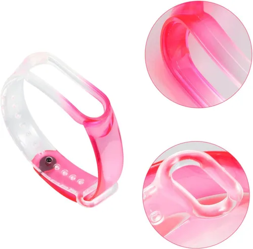 Vista 5 de TENDYCOCO 2pcs Strap Watch Transparent Tpu Component Millet 5