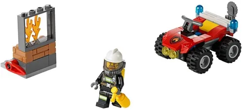 Vista 3 de Juego LEGO CITY Fire ATV 60105