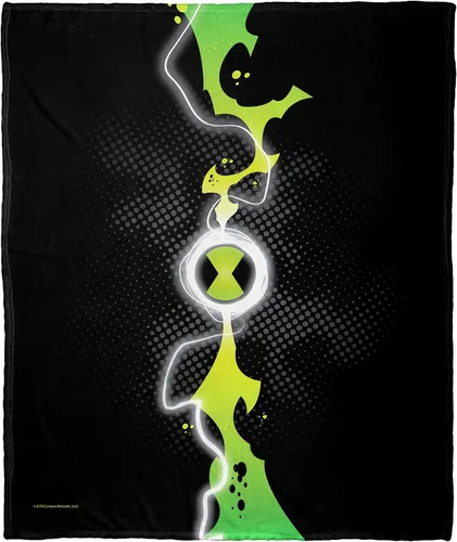 Vista 6 de NORTHWEST Cartoon Network - Manta Ben 10 Silk Touch, 50 x 60 pulgadas, Aleins to The Rescue