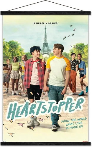 Vista 9 de Trends International Netflix Heartstopper: Season 2 - Póster de pared de una hoja, 22.37 x 34.00 pulgadas, paquete de impresión premium y colgador