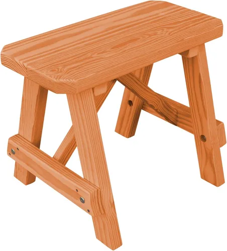 Vista 39 de Furniture Barn USA Pine - Banco tradicional de 2 pies, color negro