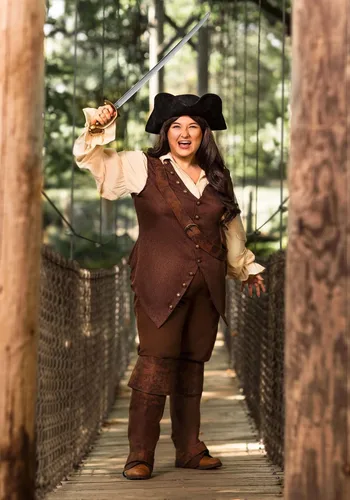 Vista 7 de Plus Size Disney Elizabeth Swann Costume for Women