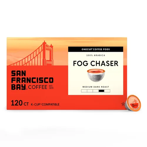 Vista 17 de SF Bay Coffee Organic Rainforest Blend, 12 unidades, Cápsulas de café compostables, tostado medio, compatible con K Cup incluyendo Keurig