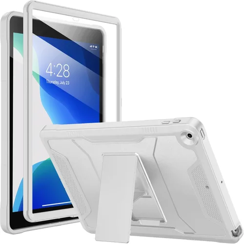 Vista 12 de Soke Funda para iPad de 9ª/8ª/7ª generación de 10.2 pulgadas (versión 2021/2020/2019), con protector de pantalla integrado y soporte, funda