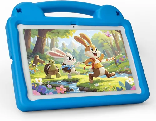 Vista 13 de Tabletas Android 15 – Tableta para niños de 10 pulgadas con funda, Octa-Core, 8 GB+64 GB de almacenamiento (expandible a 1 TB), cámara dual