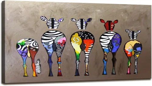Vista 6 de Lienzo de pintura de arte abstracto para colgar en la pared, ideal para la decoración del hogar, de habitaciones, salas, baños y más