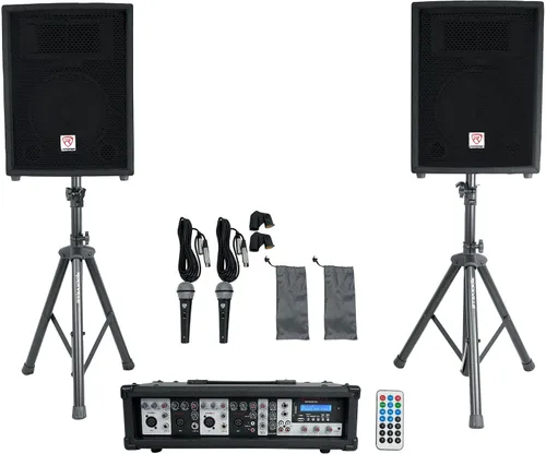 Vista 2 de Rockville Dual 10" Android/iphone/ipad/ordenador portátil/TV Youtube Karaoke máquina/sistema