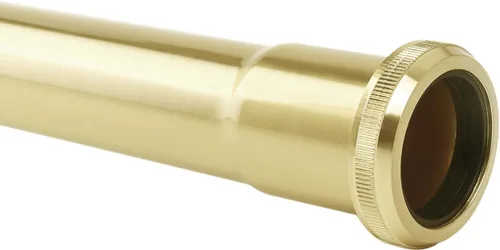 Vista 7 de Tubo de extensión de junta deslizante de latón, 1-1/4 pulgadas de diámetro exterior (1.260 in) x 12 pulgadas, tubo de extensión de trampa en P