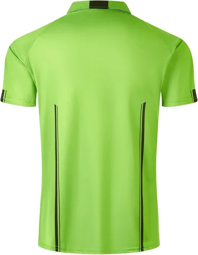 Vista 3 de Soccer Referee Shirt, Football Umpire Jersey, Men Official Ref Uniform