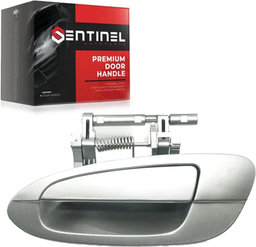 Vista 5 de Manija de puerta exterior exterior delantera izquierda lado del conductor compatible con Nissan Altima 2002-2006 reemplaza # 80607-8J009, NI1310123
