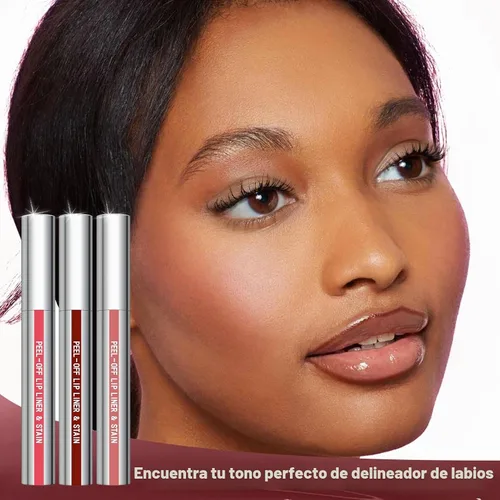 Vista 7 de Cilrofelr Delineador de Labios Despegable, Delineador de Labios Tatuaje de Larga Duración con Pinzas, Tinte de Labios Despegable con Acabado Mate