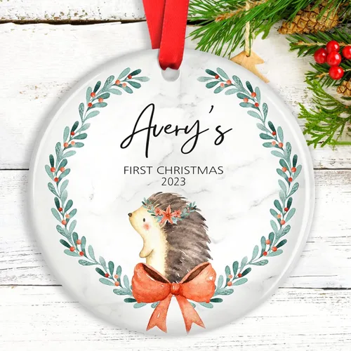 Vista 22 de Adornos de Navidad personalizados para camión volquete, adorno personalizado para bebé, adornos para árbol de Navidad para niños, adornos de camión