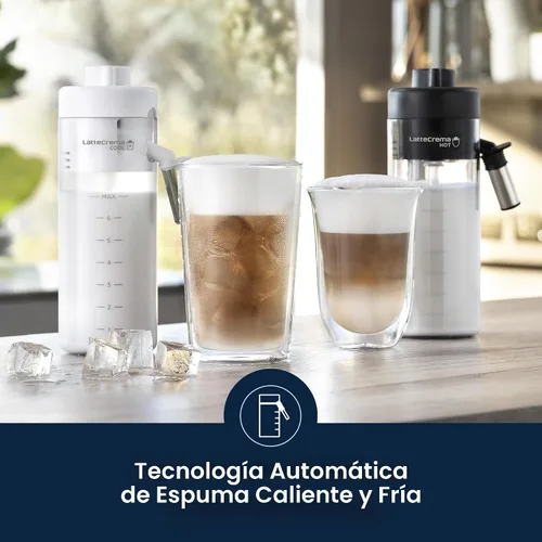 Vista 4 de De'Longhi Eletta Explore Máquina de café expreso con molinillo de café Plateado
