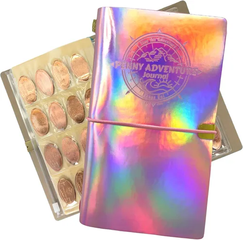 Vista 22 de Pennybandz El Penny Journal tiene capacidad para 146 monedas, el libro definitivo de colección de centavos de recuerdo para tu colección de monedas