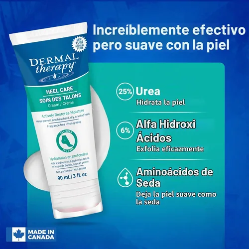 Vista 3 de Crema para talones Dermal Therapy, 3 onzas