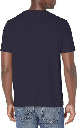 Vista 2 de Tommy Hilfiger Camiseta esencial de algodón con cuello redondo y bolsillo para hombre