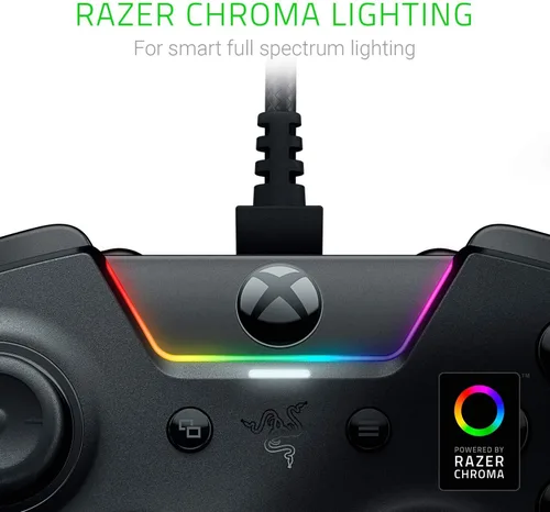 Vista 4 de Razer Wolverine Ultimate Chroma - Controlador de gamepad totalmente personalizable - Palillos analógicos intercambiables y Dpad - Compatible
