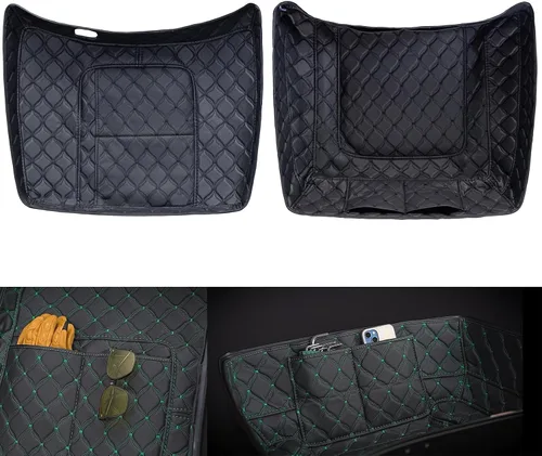 Vista 9 de Moto Onfire Tour Pack - Insertos de alfombra aptos para maletero de equipaje Harley/AB Tour Pack (beige, paquete Razor Tour)