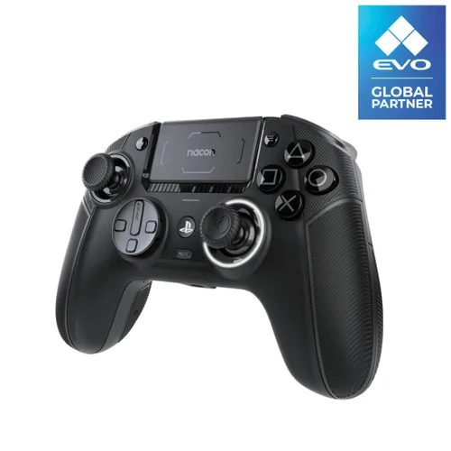 Vista 12 de NACON Revolution 5 Pro Officially Licensed PlayStation Wireless Gaming Controller for PS5 / PS4 / PC - Hall Effect, Trigger Stops, Mappable Buttons