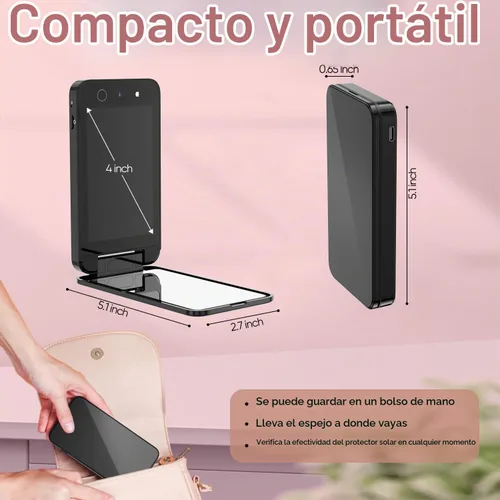 Vista 5 de Vanexiss Cámara UV para prueba de protección solar UV Espejo Cámara de protección solar 4 pulgadas