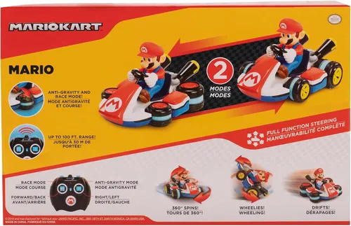 Vista 10 de World of Nintendo Mario Kart 8 auto antigravedad a control remoto 2.4 GHz