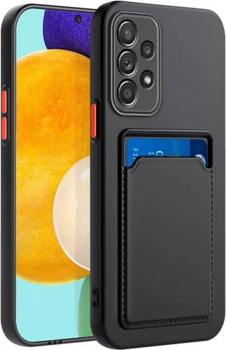 Vista 42 de Funda para Samsung Galaxy Note 10 con ranura para tarjeta de crédito TPU suave TPU silicona resistente a los arañazos delgada ranura para tarjeta