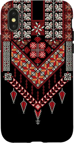 Vista 5 de Funda para iPhone 16 con diseño tradicional de palestina para mujeres palestinas
