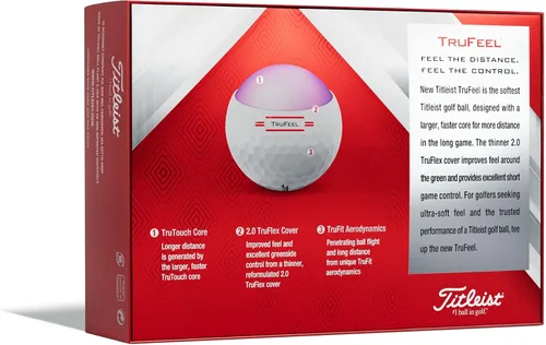 Vista 7 de Titleist TruFeel - Pelotas de golf (12 unidades)