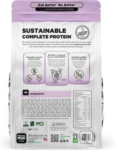 Vista 2 de Nature's HUG Alimento seco hipoalergénico para perros adultos y razas pequeñas, nutrición completa y equilibrada, apoyo estomacal sensible, alto