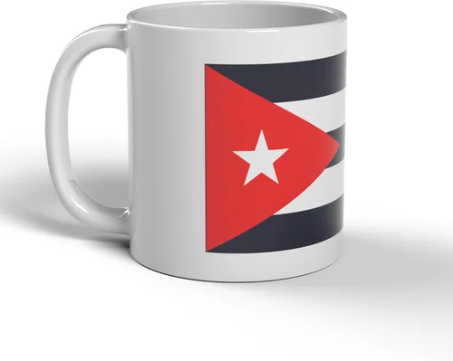 Vista 2 de Taza de café con bandera de Cuba