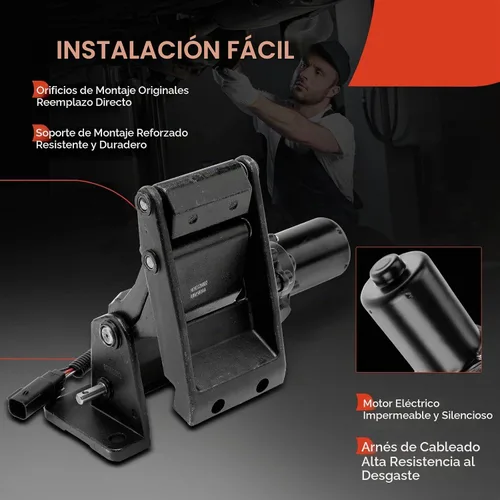 Vista 4 de A-Premium - Conjunto de motor de estribo eléctrico para lado izquierdo del conductor con soporte