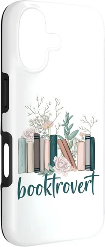 Vista 3 de Grow Your Mind Wildflower Book Booktrovert Floral Womens Case for iPhone 17