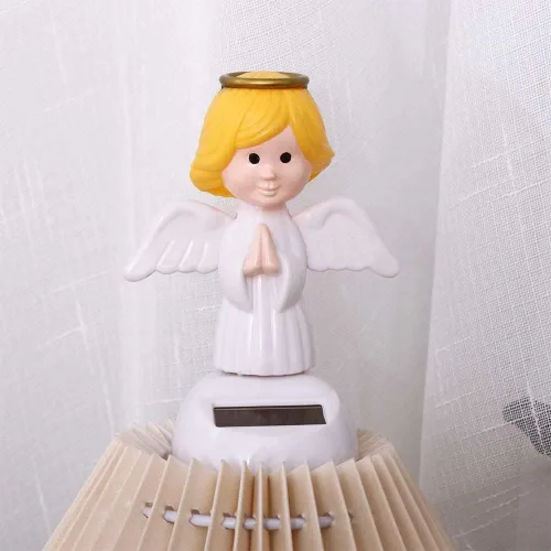 Vista 3 de Angel Solar Dancing Figures - Muñecas de mano agitadas con energía solar para decoración de coche