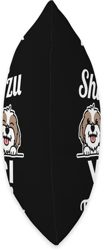 Vista 2 de Dog Lover Shih Tzu Owner Gift Two Shih Tzus - Almohada de 16 x 16 pulgadas, multicolor