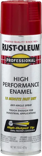 Vista 21 de Rust-Oleum 7515838 Pintura en aerosol de esmalte profesional de alto rendimiento, 14 onzas, aluminio