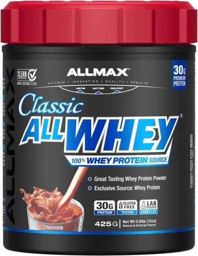 Vista 11 de ALLMAX AllWhey Classic - Proteína de suero en polvo, chocolate, 2 libras Supports Lean Muscle Growth, Enhances Recovery, 30g Whey Protein, Gluten