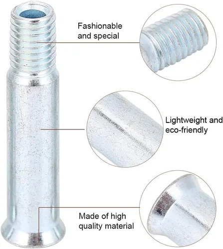 Vista 2 de VGEBY 15 piezas de eje de patín en línea, accesorios de tornillo de rueda de repuesto de patín en línea (1.378 in) pernos de eje