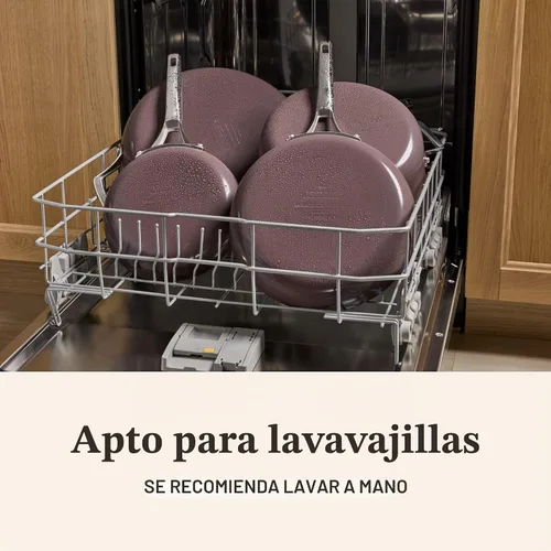 Vista 5 de Calphalon Premier - Juego de sartenes antiadherentes de cerámica de 8 y 10 pulgadas, sartenes de cerámica duraderas para sellar, saltear, utensilios