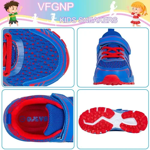 Vista 5 de VFGNP Sneakers for Boys and Girls, Kids Tennis Running Shoes, Lightweight Breathable Sport Athletic Shoe